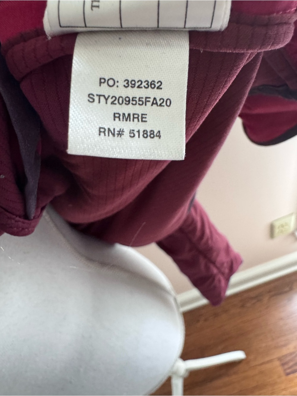 Patagonia Women's Pack in Jacket Red Burgundy Size Small - Picture 7 of 9